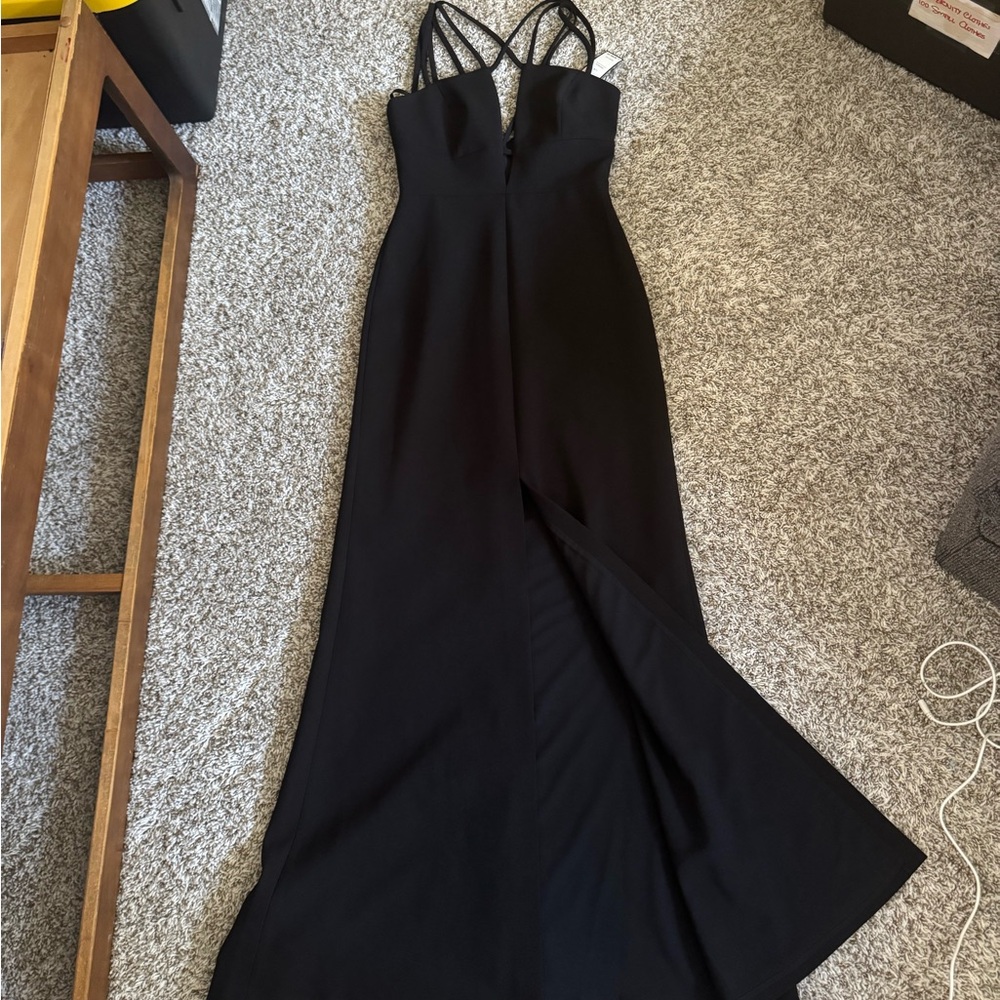 Elegant Black Evening Gown